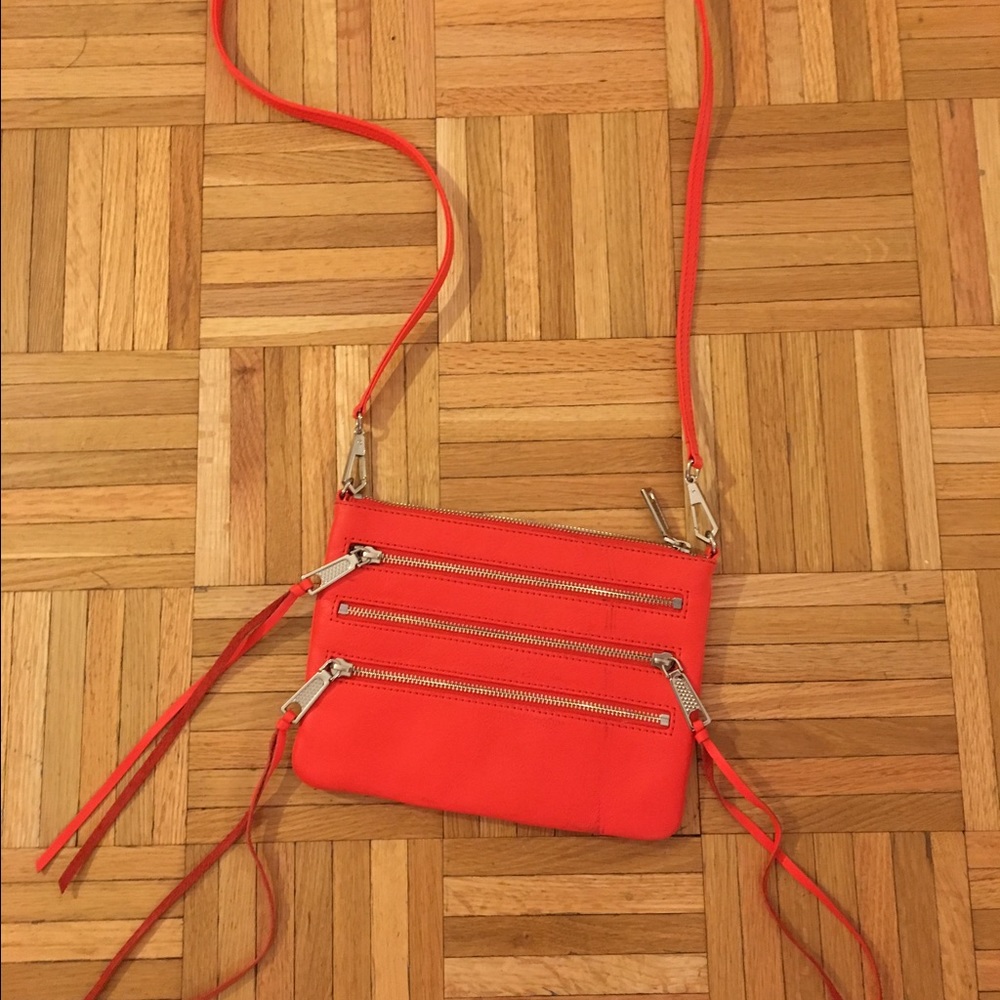 LAST CHANCE; Rebecca Minkoff orange crossbody