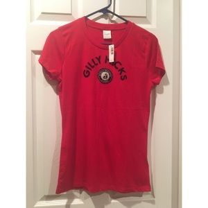 New Red & Navy Gilly Hicks Tee