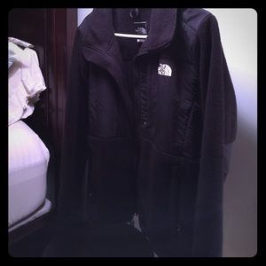 North face heavy fleece jacket zip up