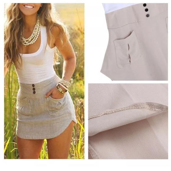 khaki Cute dress - Picture 2 of 5