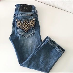 Miss Me Embellished Capris