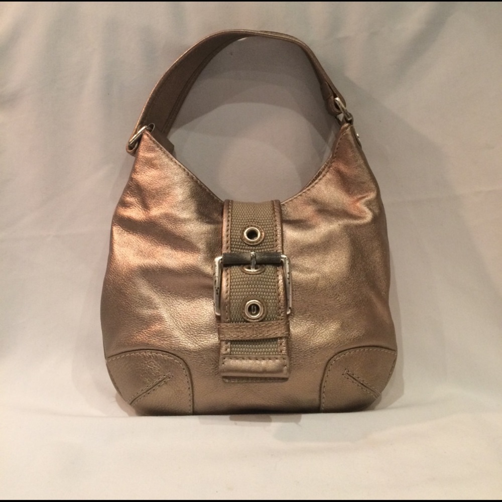 MICHAEL KORS Metallic Leather Handbag