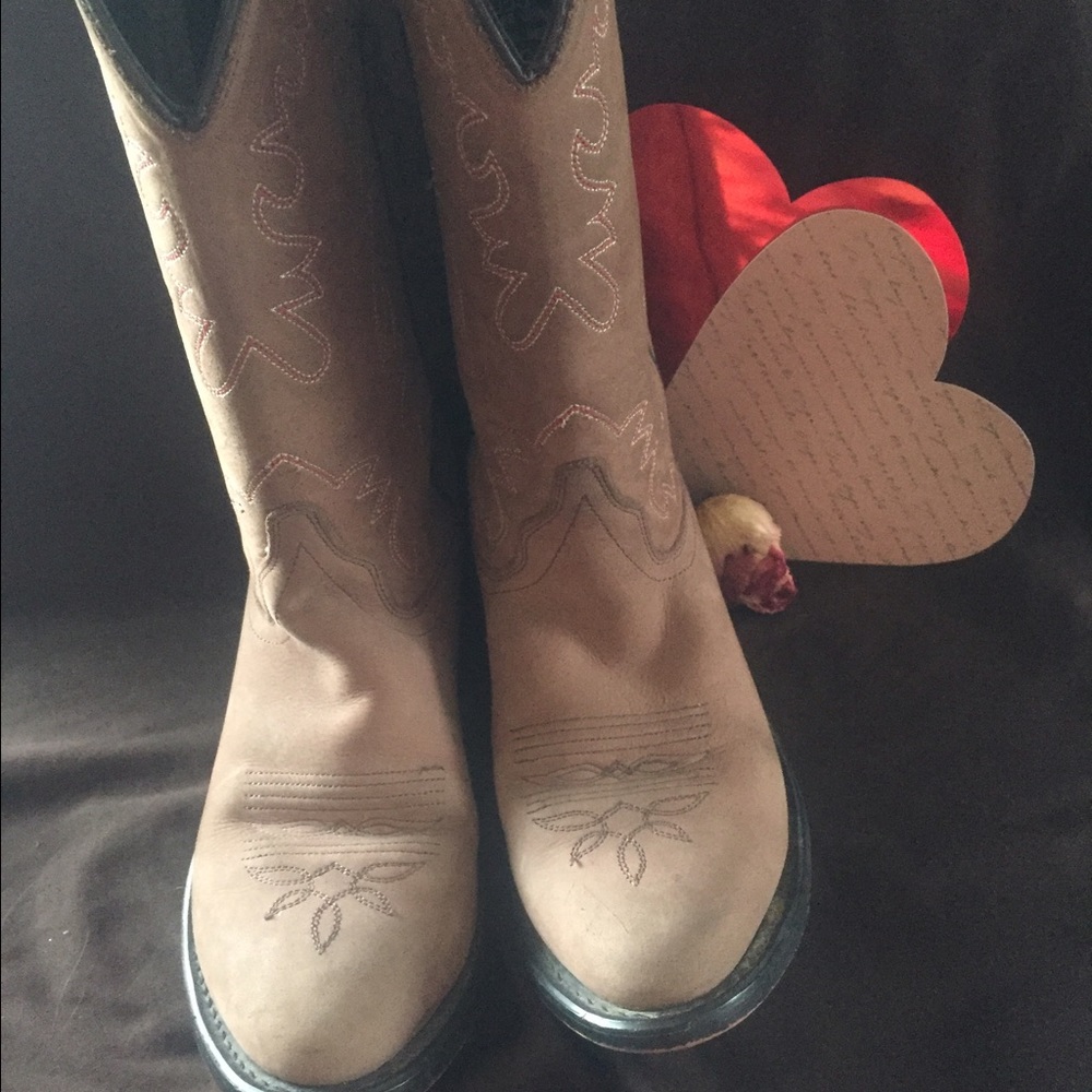 💐Cowboy Boots 055 5.5 51/2 Super Cute - Picture 2 of 6