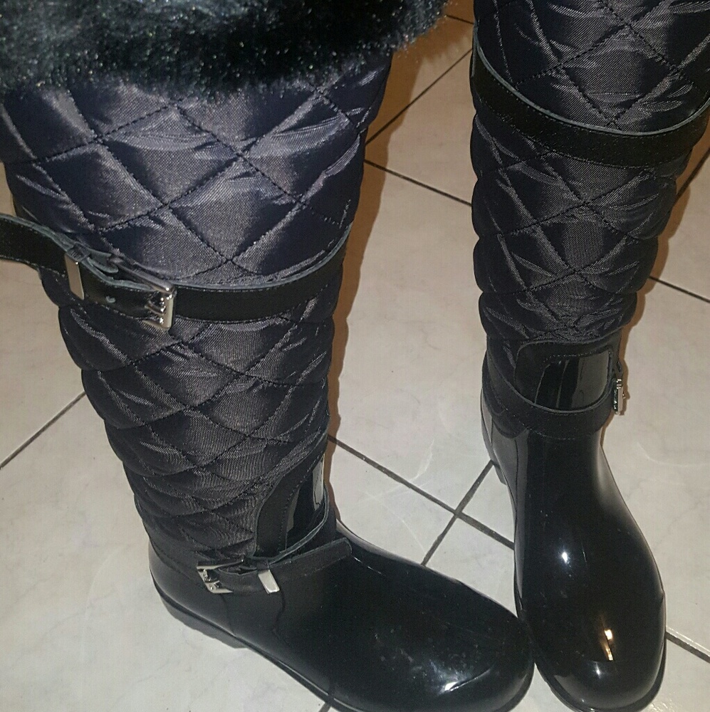 Michael Kohrs Classy Quilted Rainboots size 6