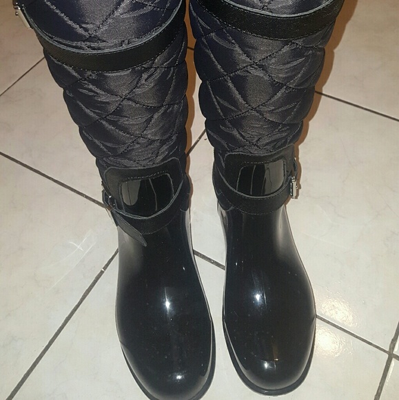 Michael Kohrs Classy Quilted Rainboots size 6 - Picture 2 of 5