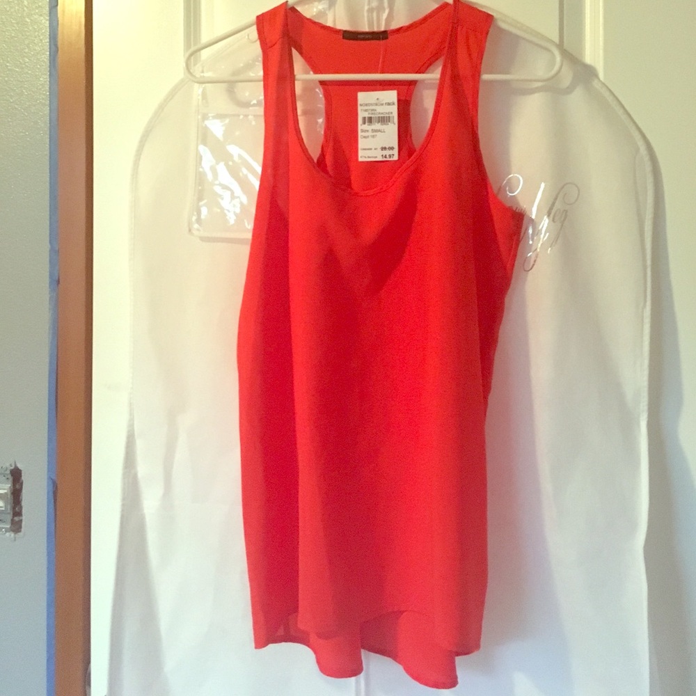 Soprano red tank top blouse