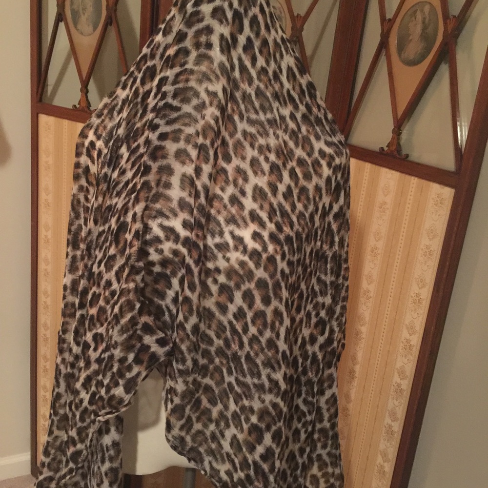 Animal print pashmina/scarf