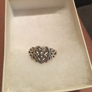 James Avery floral ring
