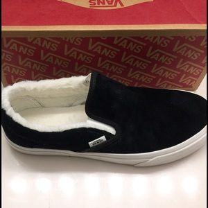 Vans Faux Fur Lined Slip On