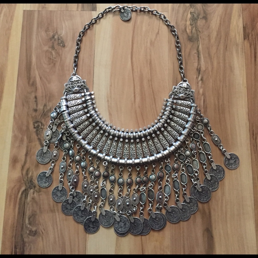 Free People Antalya coin necklace