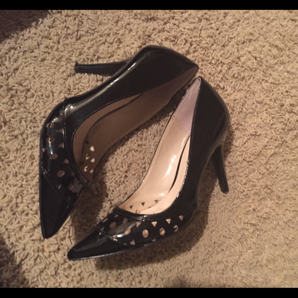 ✅ FINAL Adorable black patent high heels