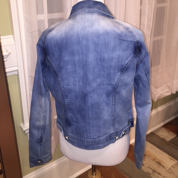 NWOT JOUJOU denim Jacket Large - Picture 3 of 4