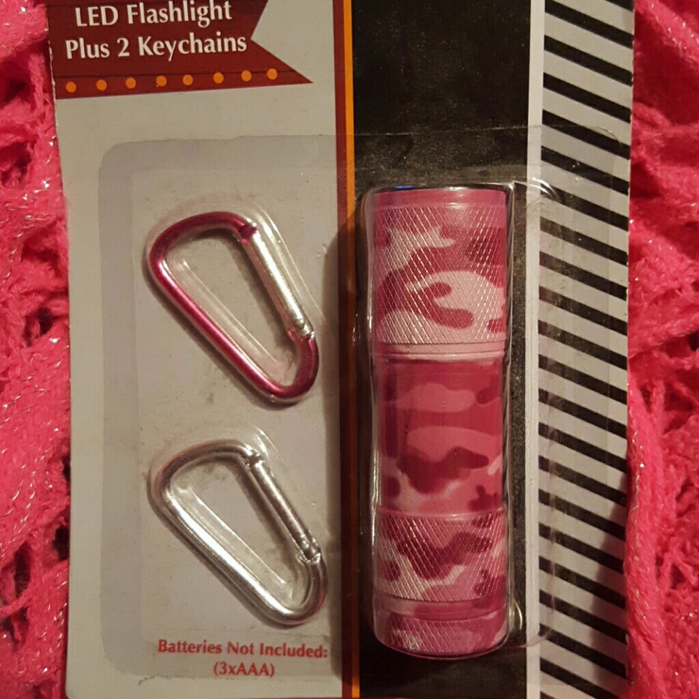 Pink Camo LED Flashlight "Free with any purchase"
