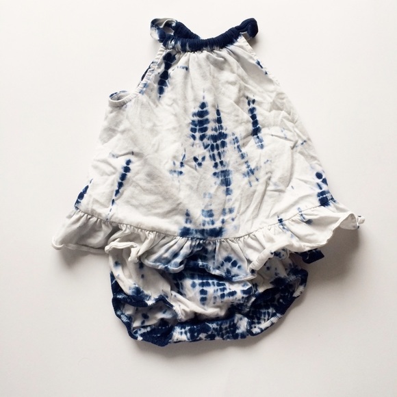 baby tie dye romper