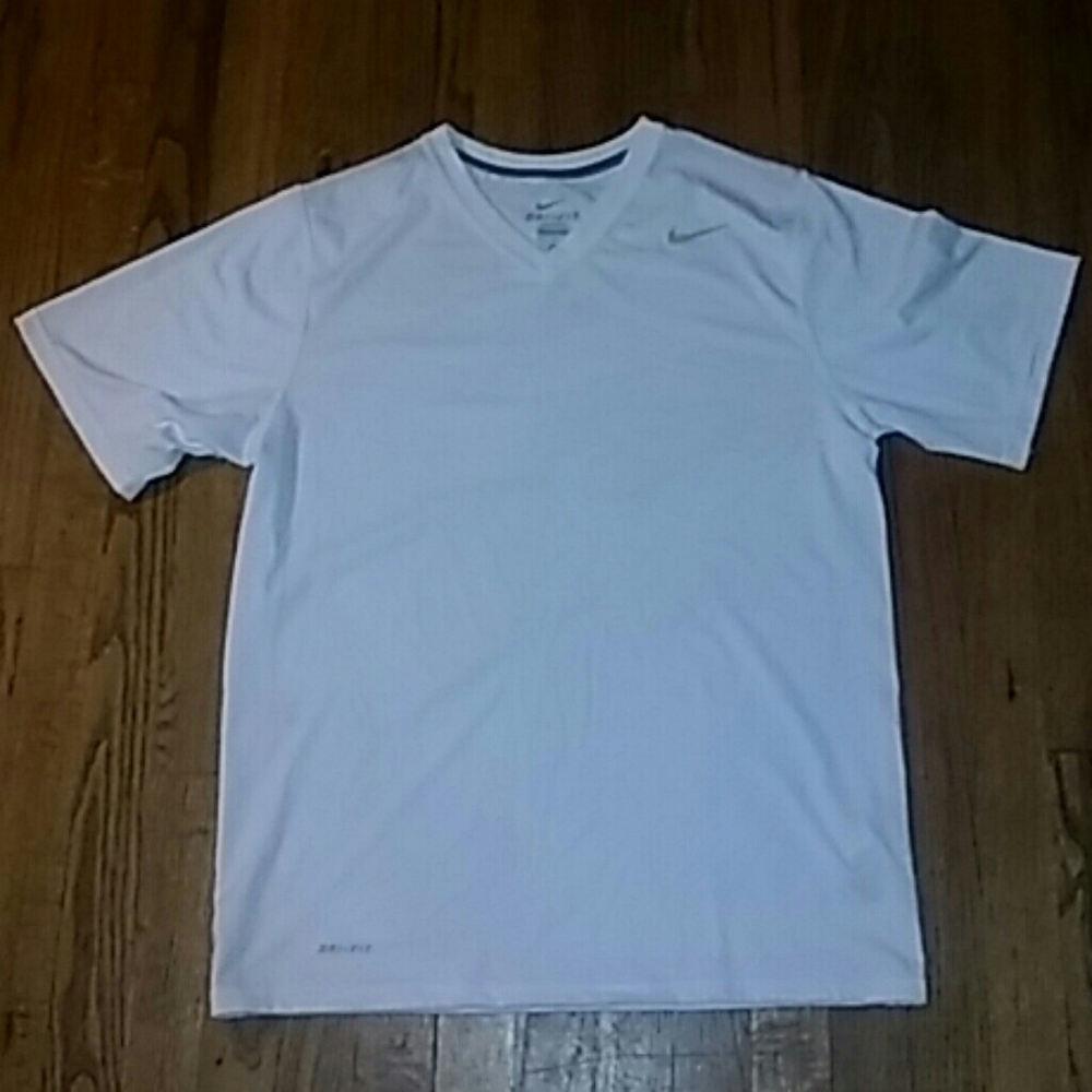 Nike White Dri-Fit T-Shirt
