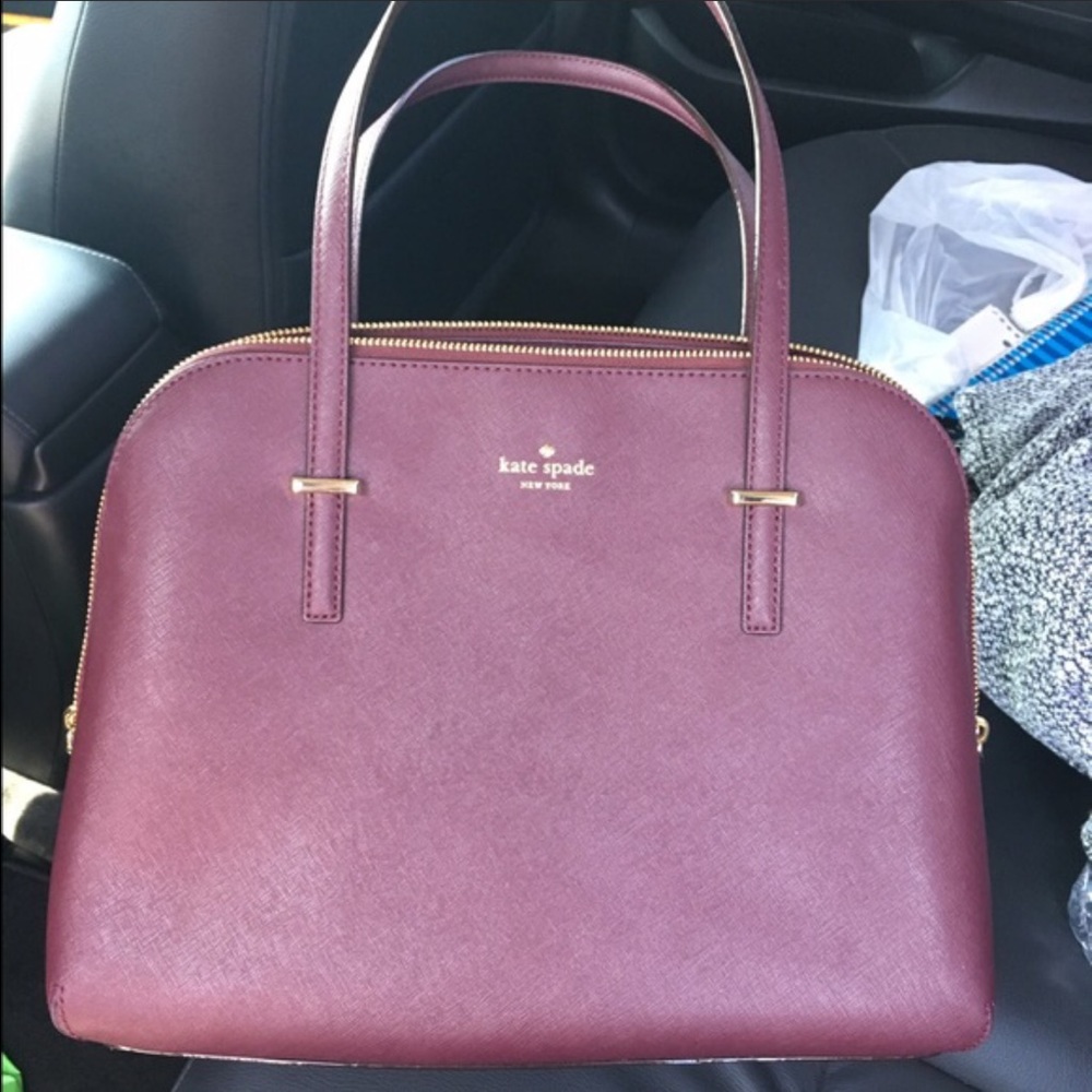 Maroon Kate spade purse
