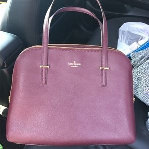 Maroon Kate spade purse