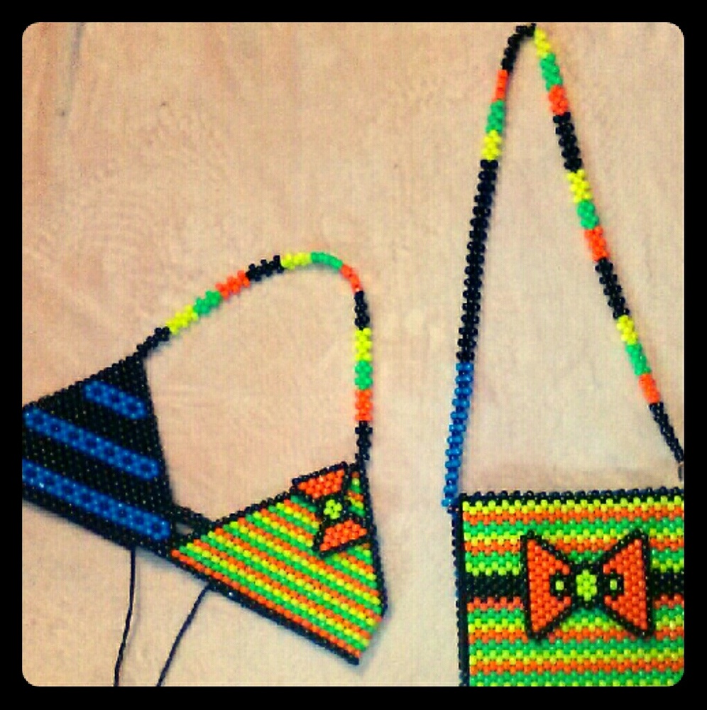 Crazy Style's Unique Kandi bead bikini & purse ..