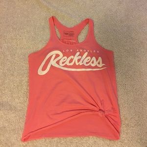Y&R Reckless Pink Tank