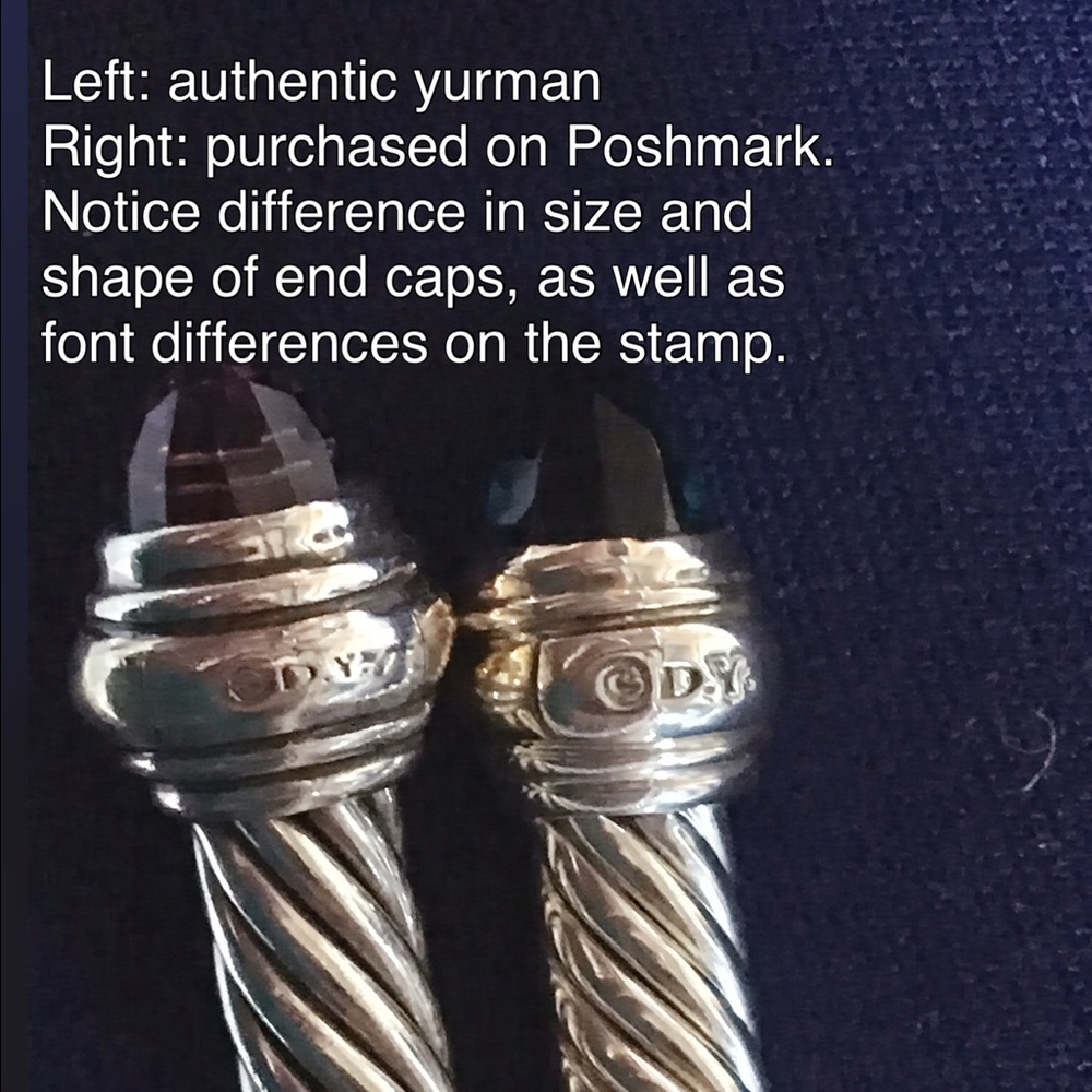 Don't fall victim to FAKE David Yurman bracelets! - Picture 5 of 6