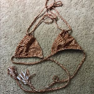 Acacia Swimwear mudsnake canons top XS