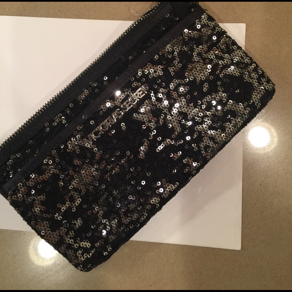 VS sequin clutch