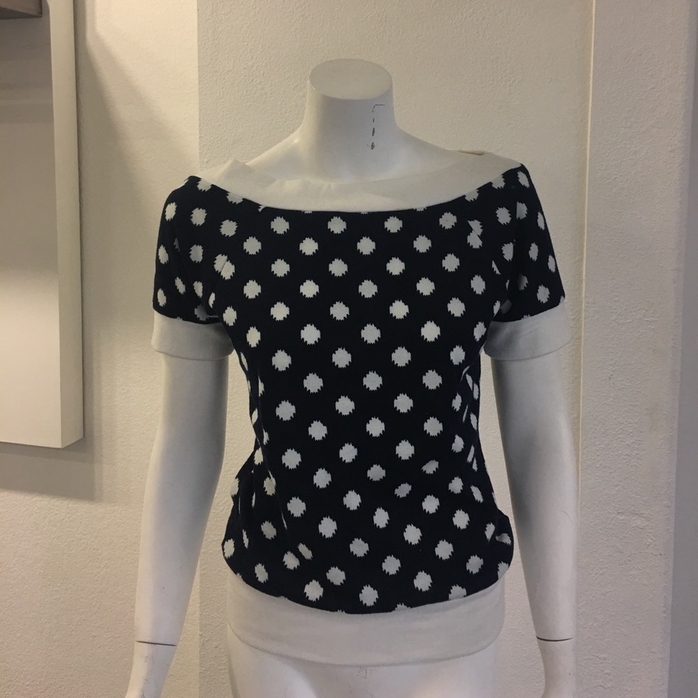 'She's A Rebel' Polka Dot Off The Shoulder Top