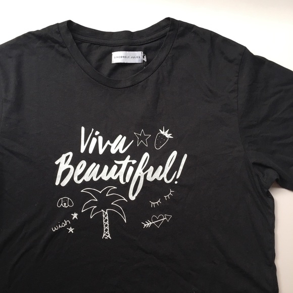 Sincerely Jules Tops - Sincerely Jules Viva Beautiful Graphic Tee Sincerely Jules Tops - Sincerely Jules Viva Beautiful Graphic Tee
