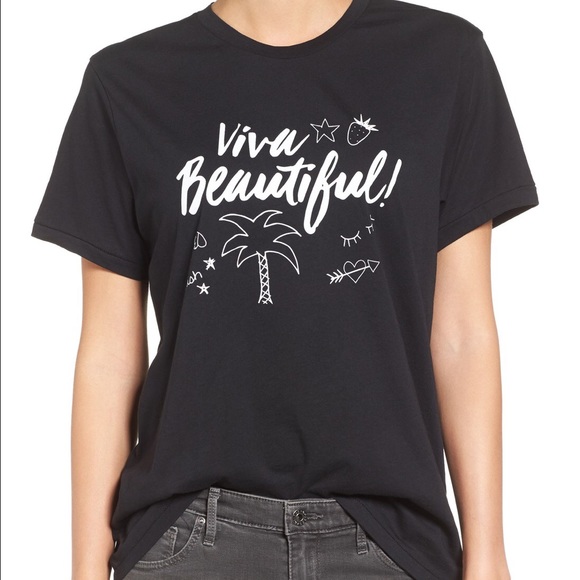 Sincerely Jules Tops - Sincerely Jules Viva Beautiful Graphic Tee Sincerely Jules Tops - Sincerely Jules Viva Beautiful Graphic Tee