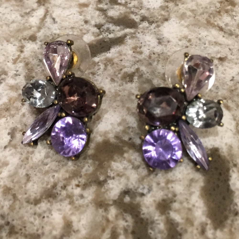 Baublebar multi crystal post earrings