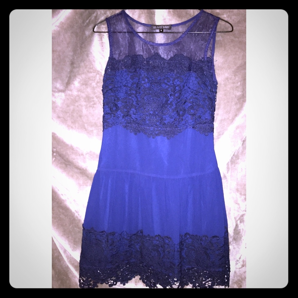 Navy blue dress