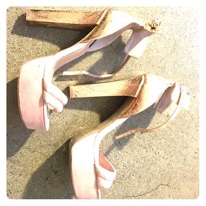 Brand New Rose Gold Platforms