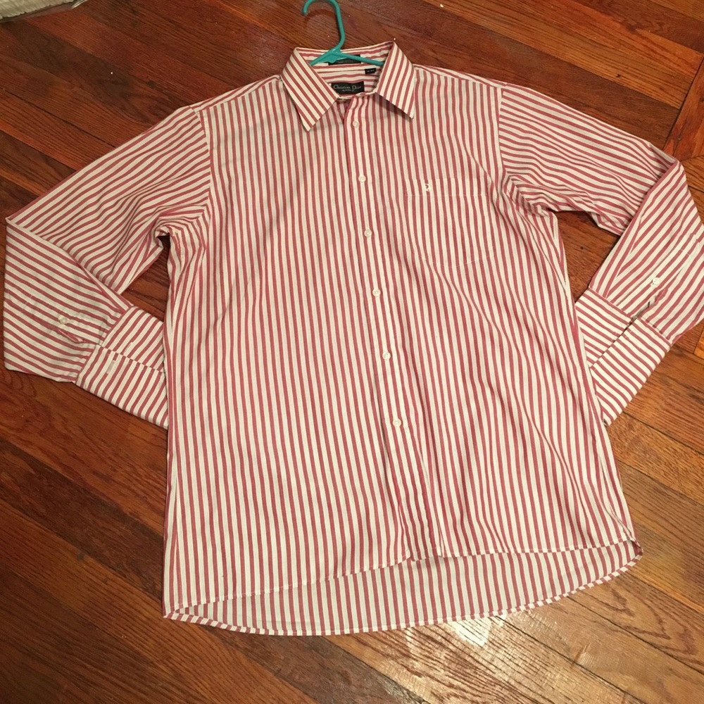 Men's Christian Dior Dress Shirt Sz 16