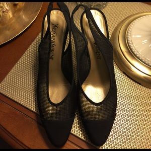 FINAL SALE Yves Saint Laurent Sling Backs