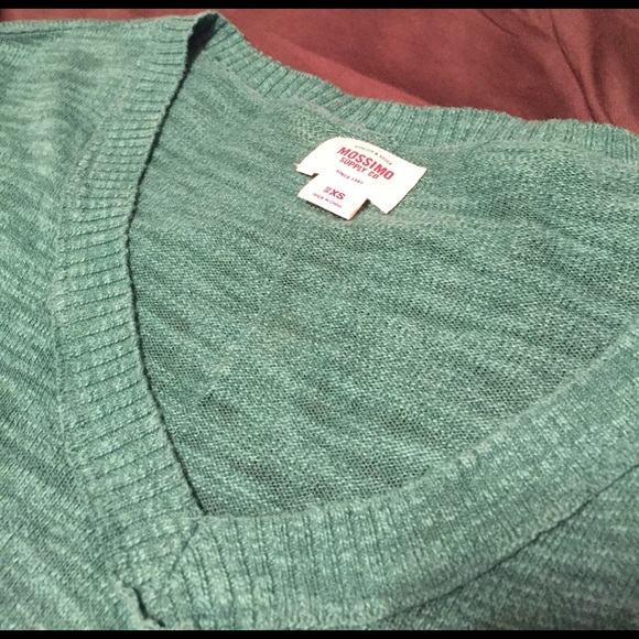 NWOT Teal Dolman Sleeve Sweater - Picture 2 of 4