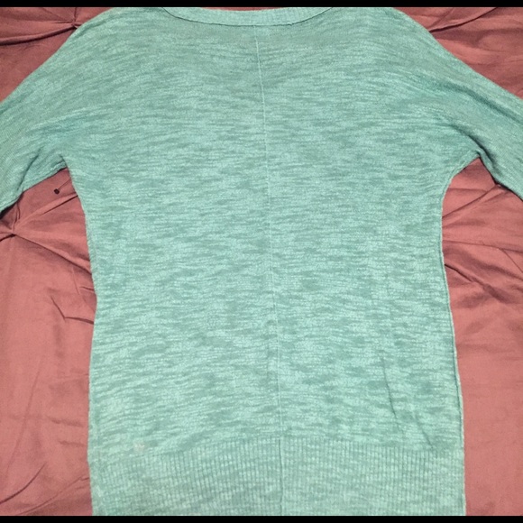 NWOT Teal Dolman Sleeve Sweater - Picture 3 of 4