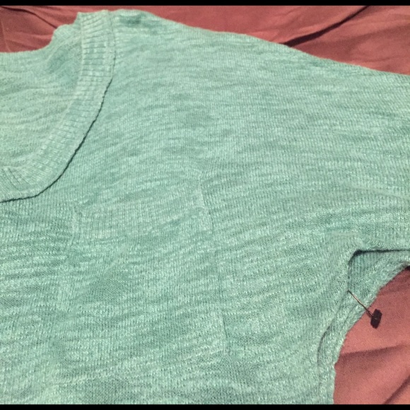 NWOT Teal Dolman Sleeve Sweater - Picture 4 of 4