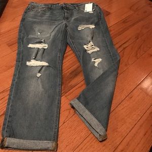 Joe's Cropped Boyfriend Jeans