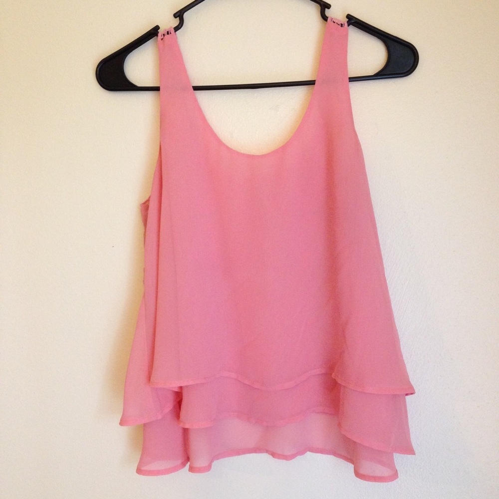 *SOLD* Crochet Back Blouse