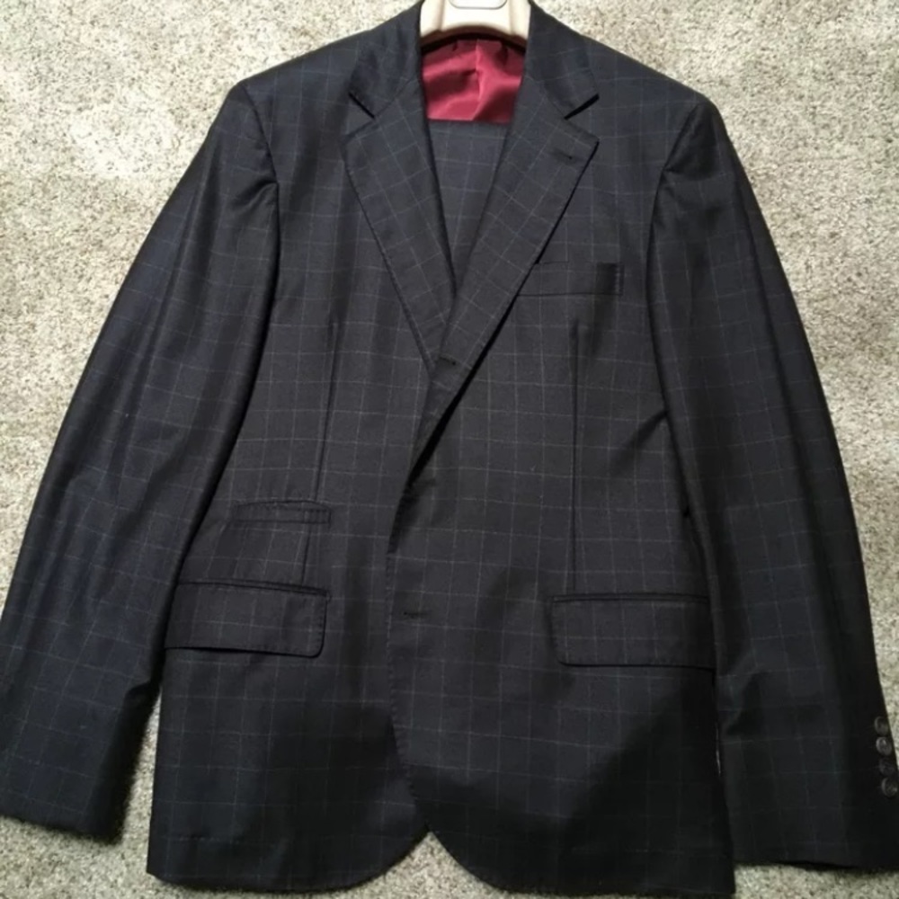 Brunello Cucinelli Windowpane Suit NWOT