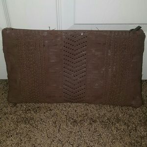 Tan clutch bag SUPERCUTE