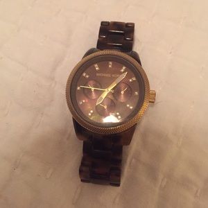 Michael Kors Tortoise Watch
