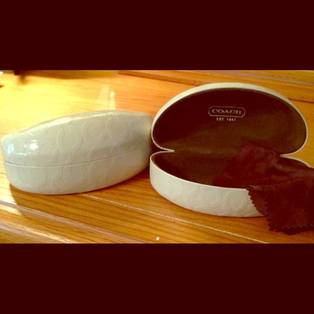 Two Authentic Coach Sunglass Cases - image 1