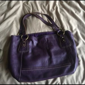 The Sak purple bag