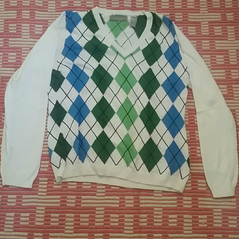 Liz Claiborne Argyle Sweater