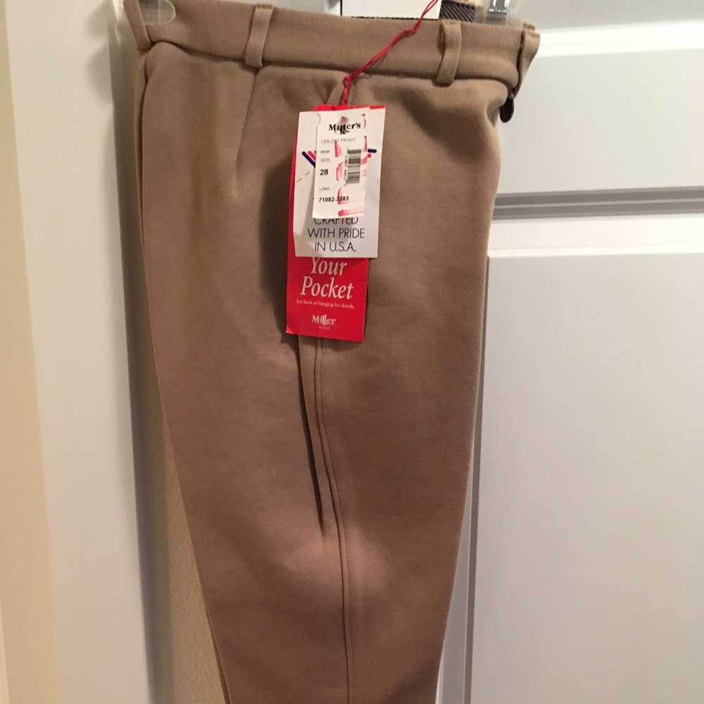 Millers CR7 Show Breeches.Beige 28L. Front Zip NWT