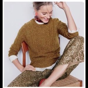 XS J.Crew Cableknit Sweater