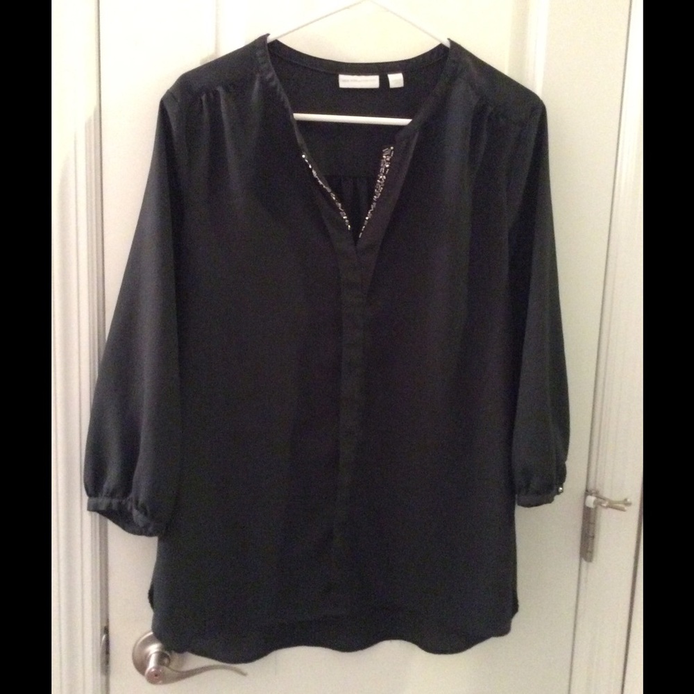 Express Chiffon blouse with silver embellishments