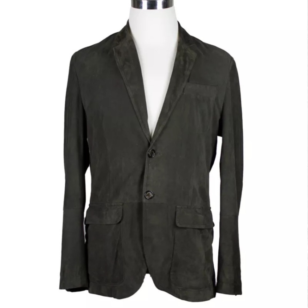 Brunello Cucinelli Tissue Weight Suede Blazer