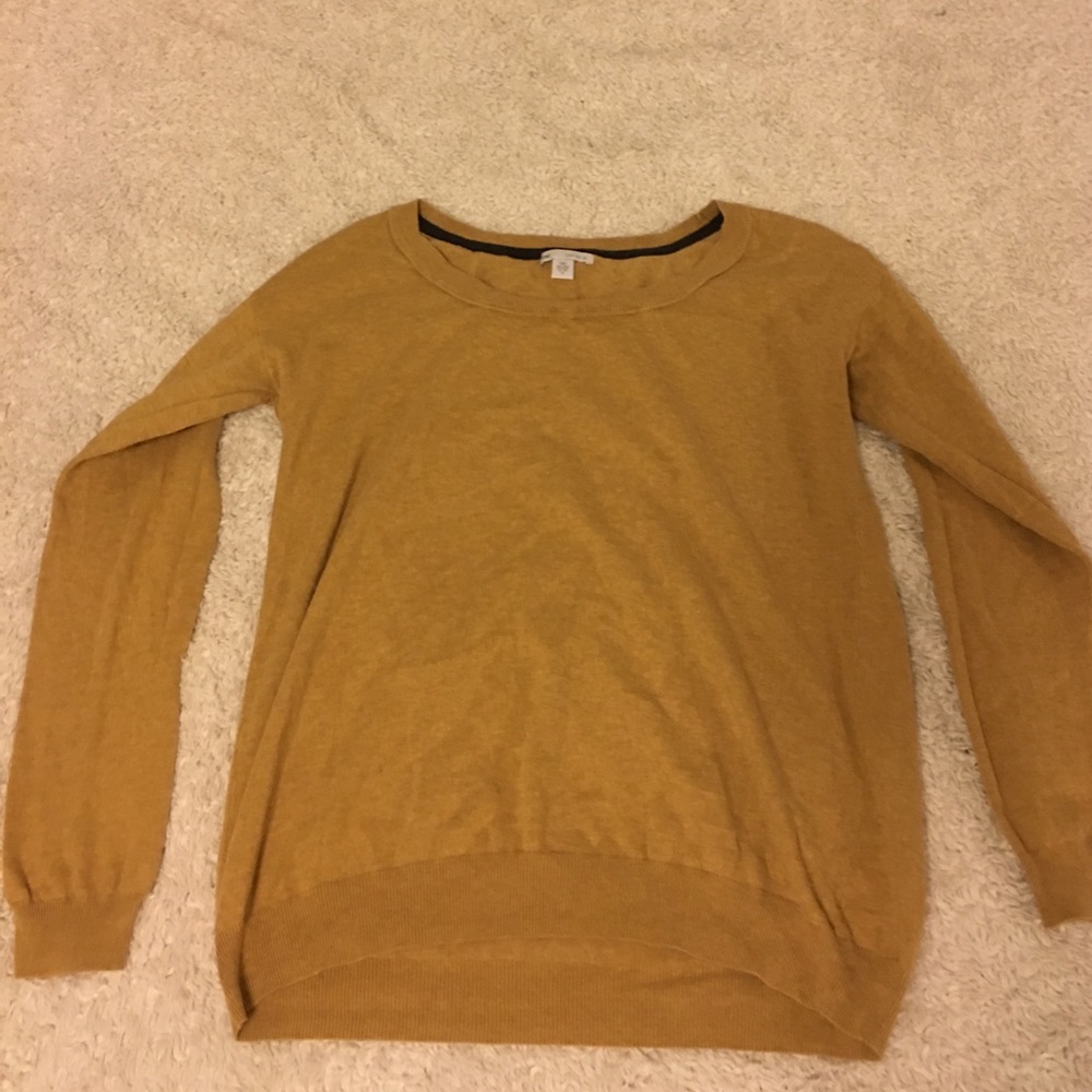 GAP made with silk, Mustard Sweater